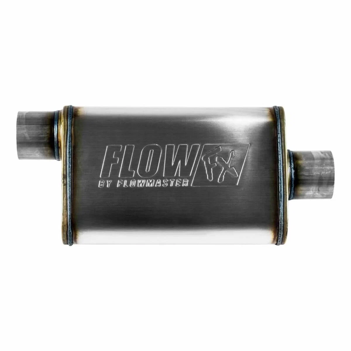Muffler Flow FX 3_ Offset In_3_ Center Out SS Moderate Flowmaster